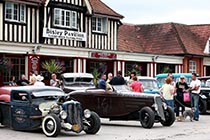 Hotrod - Old, vintage, classic cars at Bisley Pavilion, Woking, Surrey
